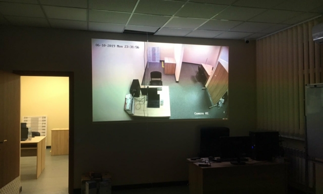 Video surveillance system and acoustics in the temporary isolation ward